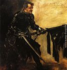 Rudolph Rittner as Florian Geyer, First Version by Lovis Corinth